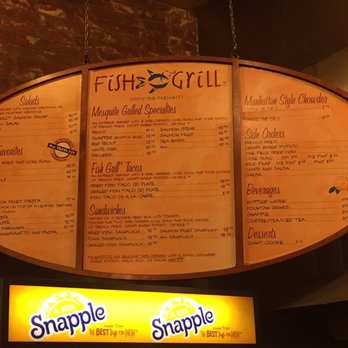Fish Grill - Menu as of today! - Kosher Near Me - Los Angeles, California