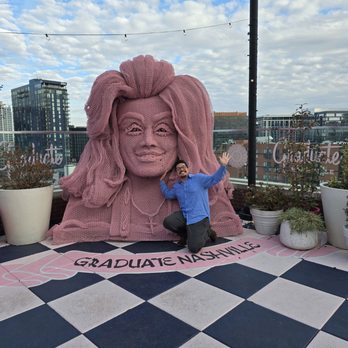 White Limozeen - The Dolly head on the rooftop - Cocktail Bars Near Me - Nashville, Tennessee