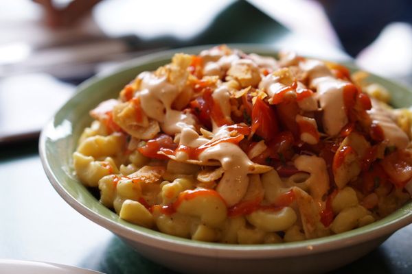 Photo of Good Karma Cafe - Red Bank, NJ, US. Mac and Cheese