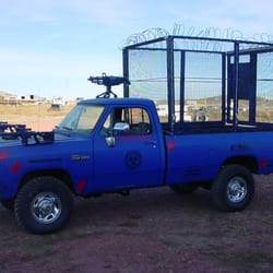 A-Plus Services - The zombie truck I built for Halloween 2014. Lots of fun.