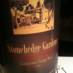 Stonehedge Gardens - New house wine