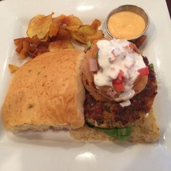 The Union Kitchen - Shrimp Burger.   Very good! - New American Near Me - Houston, Texas
