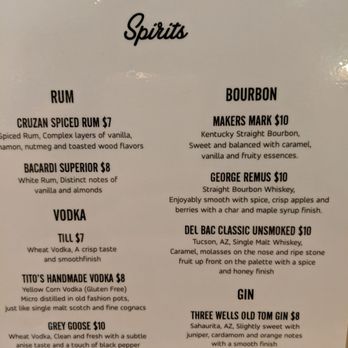 Seis Kitchen - Drinks menu - Mexican Near Me - Tucson, Arizona Seis Kitchen - Drinks menu - Mexican Near Me - Tucson, Arizona