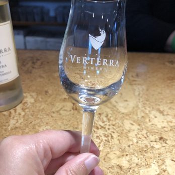 Verterra Winery - The cutest ice wine glasses - Wineries Near Me - Leland, Michigan