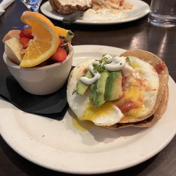 Brick & Mortar Cafe - Huevos with fruit cup - Breakfast & Brunch Near Me - Albany, Oregon