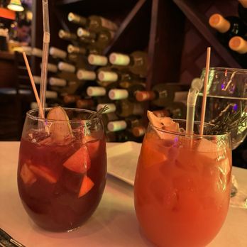 Ola Restaurant - two glasses of wine and a drink - Latin American Near Me - Orange, Connecticut