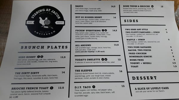 Menu photo 1 Staring At Jacob Amsterdam, NH