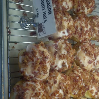 Cafe Dulce - Cafe Dulce Bacon Donut Holes... a smaller price and smaller size and smaller commitment to try the Bacon Donut. - Coffee & Tea Near Me - Los Angeles, California