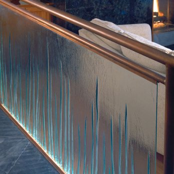 Artisan Glass Studio - Custom glass railing. - Glass & Mirrors Near Me - Colbert, Washington Artisan Glass Studio - Custom glass railing. - Glass & Mirrors Near Me - Colbert, Washington