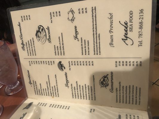 Menu photo 1 Aguada Sea Food Aguada, PR Menu photo 1 Aguada Sea Food Aguada, PR