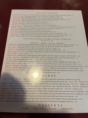 Menu photo 1 Gregorio's Italian Restaurant Wyandotte, MI Menu photo 1 Gregorio's Italian Restaurant Wyandotte, MI