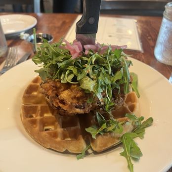 Scratch Kitchen - SPICY SOUTHERN FRIED CHICKEN N' WAFFLE - Breakfast & Brunch Near Me - Honolulu, Hawaii