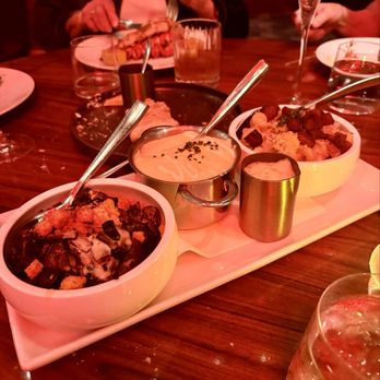 Gordon Ramsay Steak - Roasted Mushrooms Potato Purée Mac & Cheese - Steakhouses Near Me - Las Vegas, Nevada