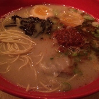 Ippudo - Westside - Karakamen with egg - Ramen Near Me - New York, New York Ippudo - Westside - Karakamen with egg - Ramen Near Me - New York, New York