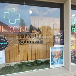 Exterior outside entrance of Top Shelf Botanicals Dispensary Ennis MT - Front window - Ennis, Montana Exterior outside entrance of Top Shelf Botanicals Dispensary Ennis MT - Front window - Ennis, Montana
