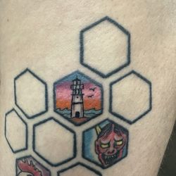 Coastline Tattoo Studio Provincetown - Lighthouse Tattoo!!