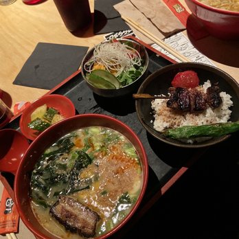 RAMEN-SAN - Express Lunch: tonkostsu and skirt steak - Ramen Near Me - Chicago, Illinois