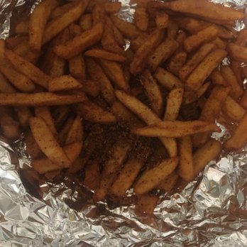 Imperial Pizza - Cajun Fries - went too heavy on seasoning. Even my salt-loving husband couldn't handle the saltiness. - Pizza Near Me - Buffalo, New York