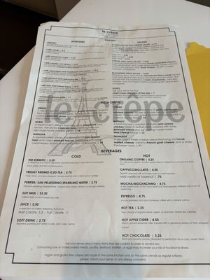 Menu photo 3 Le Crepe Royal Oak, MI Menu photo 3 Le Crepe Royal Oak, MI