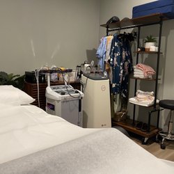 The Core Acupuncture & Wellness - Room 1, super clean and well-organized.