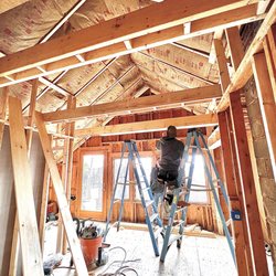 Acadia Construction - Vaulted the ceiling