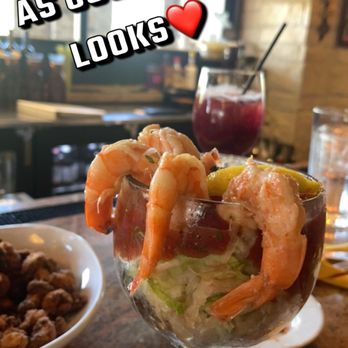 Saltgrass Steak House - a glass of shrimp salad - Steakhouses Near Me - Branson, Missouri