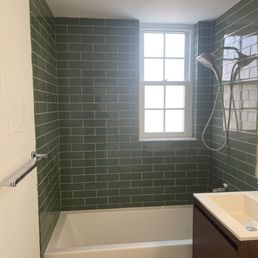 Green Glass Tile: GLS PURE THYME 3x9 TILE
