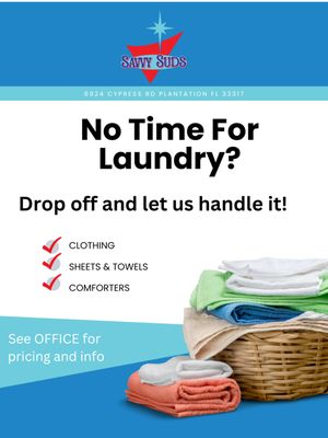 Savvy Suds Laundry - Welcome to your friendly neighborhood laundromat! Savvy Suds Laundry - Welcome to your friendly neighborhood laundromat!