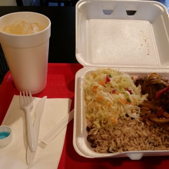 The Hummingbird Restaurant - Hummingbird salad (more like a fresh slaw with no mayo etc) , rice/beans, Jamaican jerk wild salmon with peppers and onions. - Caribbean Near Me - Trenton, New Jersey The Hummingbird Restaurant - Hummingbird salad (more like a fresh slaw with no mayo etc) , rice/beans, Jamaican jerk wild salmon with peppers and onions. - Caribbean Near Me - Trenton, New Jersey