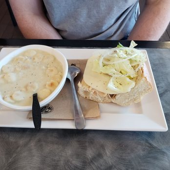 Capriotti's Sandwich Shop - Clam chowder soup with half a sandwich. - Sandwiches Near Me - Mesa, Arizona Capriotti's Sandwich Shop - Clam chowder soup with half a sandwich. - Sandwiches Near Me - Mesa, Arizona