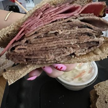 Roasters 'N Toasters - Corned Beef and Pastrami Combo Reuben - Delis Near Me - North Miami Beach, Florida Roasters 'N Toasters - Corned Beef and Pastrami Combo Reuben - Delis Near Me - North Miami Beach, Florida