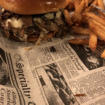Prohibition Kitchen - Triple Mushroom and Swiss Burger - Bars Near Me - St. Augustine, Florida Prohibition Kitchen - Triple Mushroom and Swiss Burger - Bars Near Me - St. Augustine, Florida