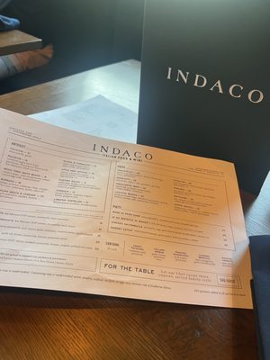 Menu photo 1 Indaco Nashville, TN