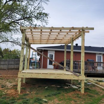 APK Home Solutions - New deck with a metal roof in progress - General Contractors Near Me - Versailles, Missouri APK Home Solutions - New deck with a metal roof in progress - General Contractors Near Me - Versailles, Missouri