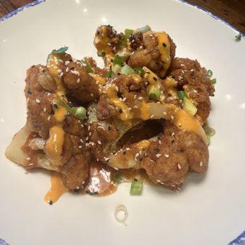 Rail Trail Flatbread - Fried cauliflower app - Bars Near Me - Hudson, Massachusetts
