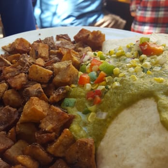Honeypie Cafe - Burrito...also massive love the crispy potatoes - New American Near Me - Milwaukee, Wisconsin