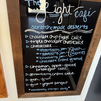 The Light Cafe - Dessert menu - Bakeries Near Me - Oak Grove, Kentucky The Light Cafe - Dessert menu - Bakeries Near Me - Oak Grove, Kentucky