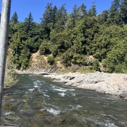 Standish-Hickey State Recreation Area - Bridge by swimming hole