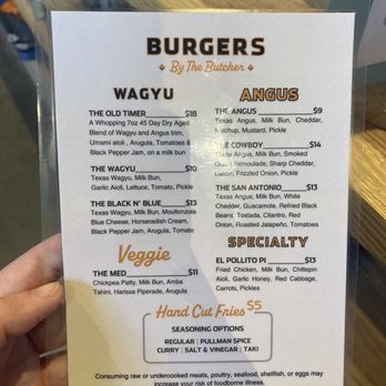 Pullman Market - Menu from Burgers By The Butcher - Grocery Near Me - San Antonio, Texas Pullman Market - Menu from Burgers By The Butcher - Grocery Near Me - San Antonio, Texas