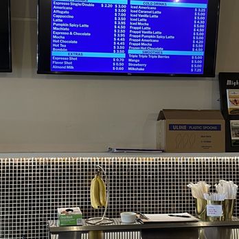Way Chocolate & Coffee - the menu on the wall - Coffee & Tea Near Me - Winter Garden, Florida