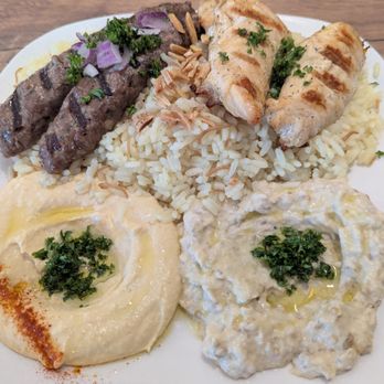 Hanadi's Mediterranean Food - Mixed plate - Mediterranean Near Me - Pittsburgh, Pennsylvania