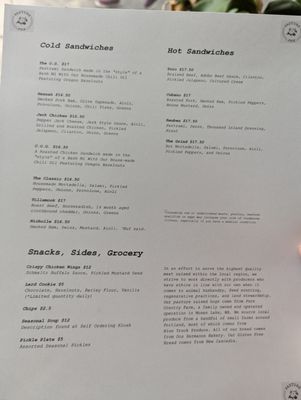 Menu photo 1 Pasture PDX Portland, OR Menu photo 1 Pasture PDX Portland, OR