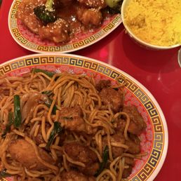 Fried Chicken Lo Mein & Sesame Chicken