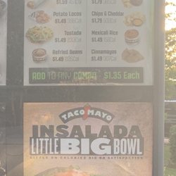 Taco Mayo - Menu