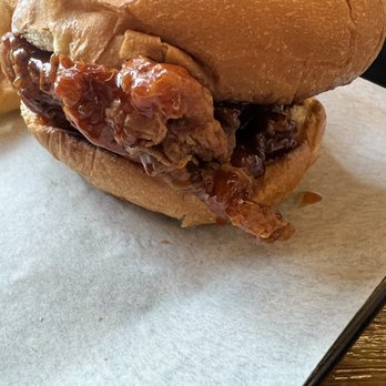 Cafe HwaSan - K-Spicy Chicken Burger - Korean Near Me - Plano, Texas