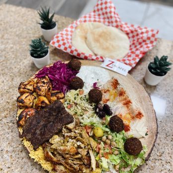 Killer Kabab - Combo plate with lots of protein - Mediterranean Near Me - Los Angeles, California Killer Kabab - Combo plate with lots of protein - Mediterranean Near Me - Los Angeles, California