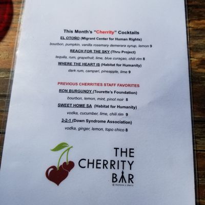 Menu photo 6 The Cherrity Bar San Antonio, TX Menu photo 6 The Cherrity Bar San Antonio, TX