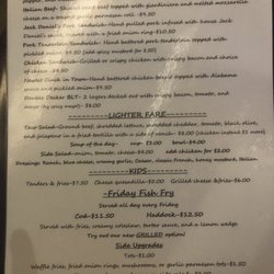 Sidetrack'd Bar & Grill - Menu