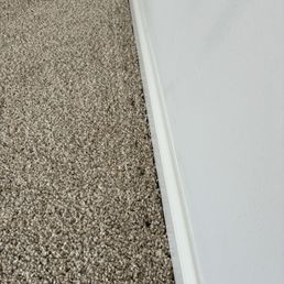 Carpet Direct - Staple dimples around the entire room - Carpeting Near Me - Fraser, Michigan