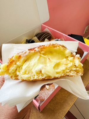 Flour Fresh Cream Donut by null